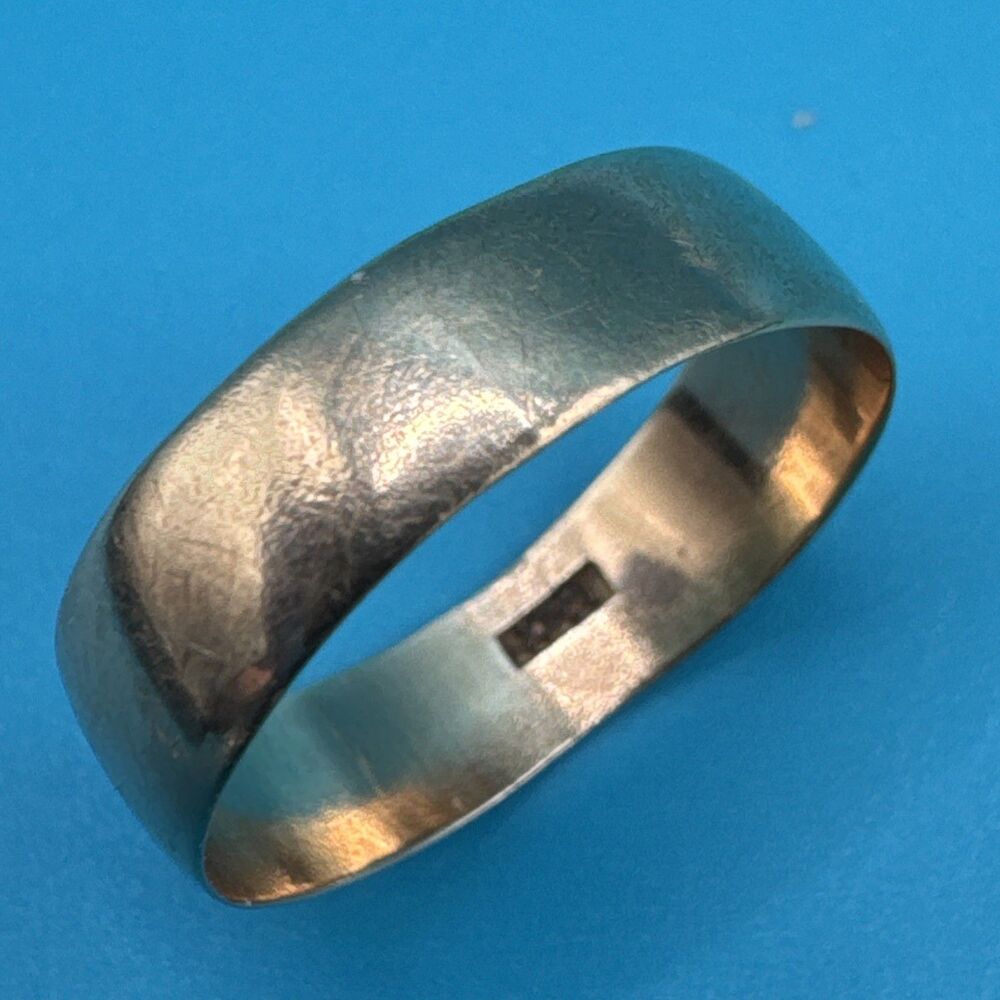 Solid 14K Yellow Gold Band Ring – 2.03 Grams , 5mm, Clean Minimalist Design Sz 8